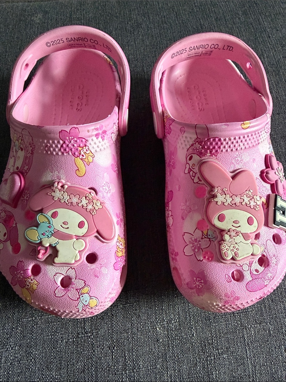 Hello Kitty Pink Kids Clog by CROCS My Melody Design Sanrio Co